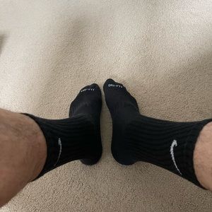 Nike dry fit gym socks